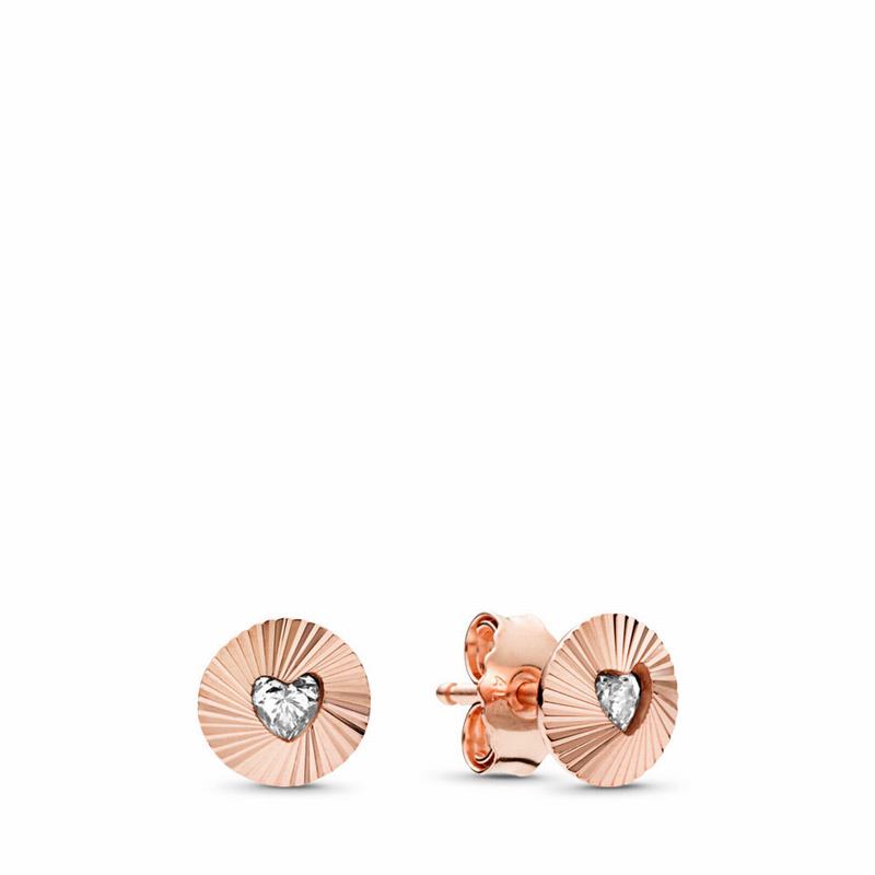 Pandora Rose™ Vintage Fans Earrings Ireland - Pandora Rose/Cubic Zirconia - 598231LXV